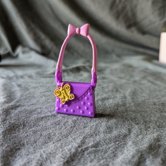 Disney Fancy Nancy Doll Minnie Shoes Purse Replacement Set 8" Pink Purple Set 2p - Picture 2 of 12